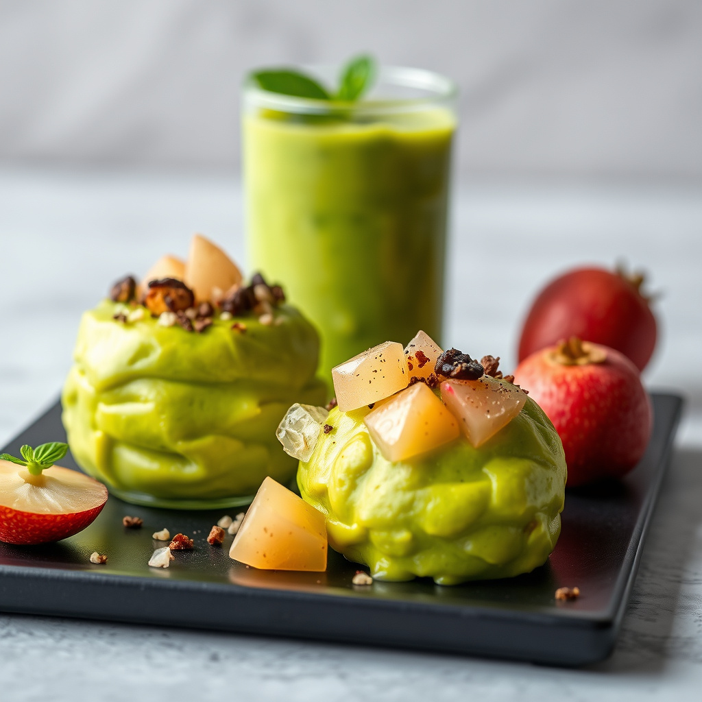 Forfriskende Lychee TNT-shot med avokado