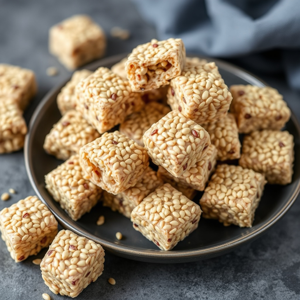 Gresk sesamfrø-sukkertøy