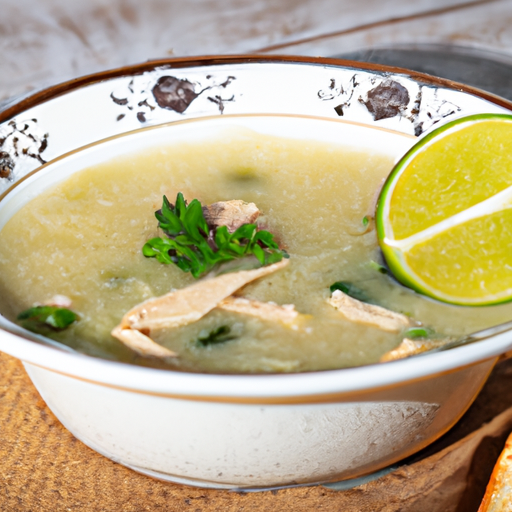 Gresk sitronkyllingsuppe
