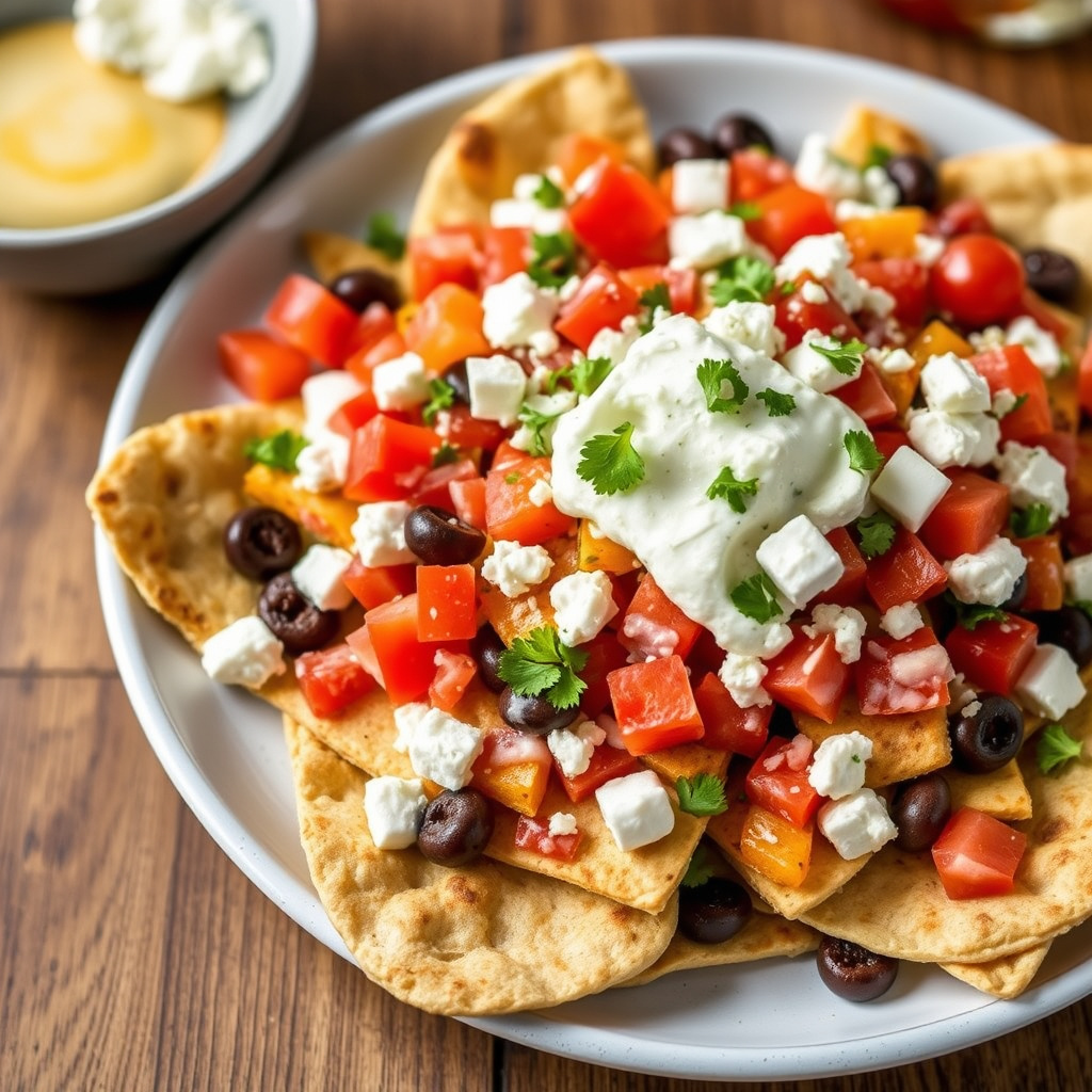 Greske pita-nachos