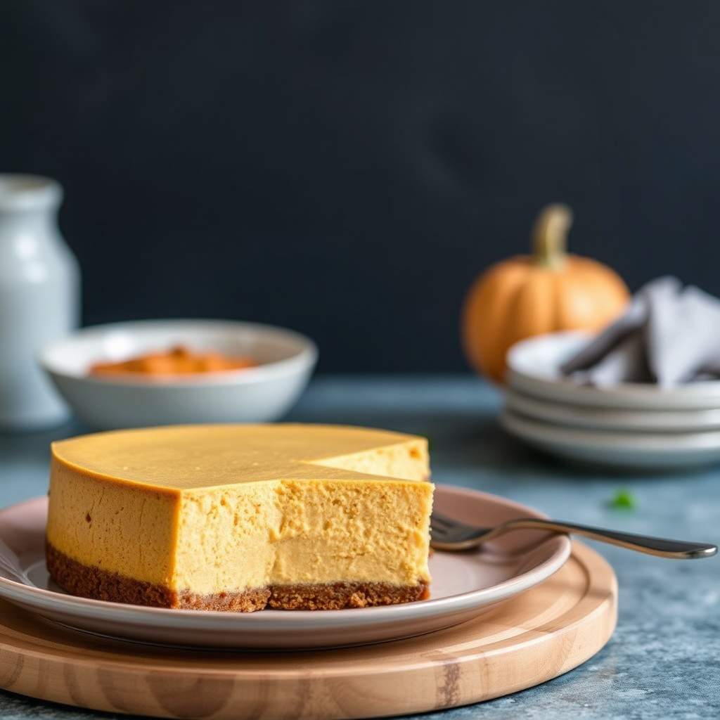 Gresskar- og tof Cheesecake