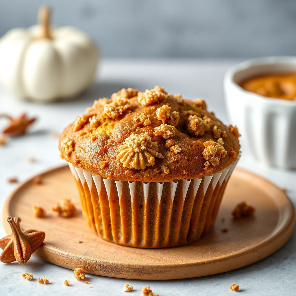 Gresskarstreuselmuffin