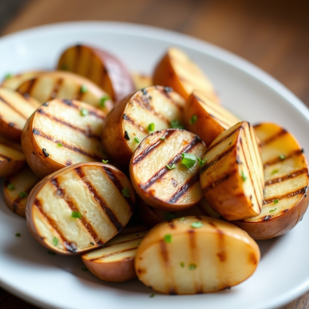 Grillede poteter