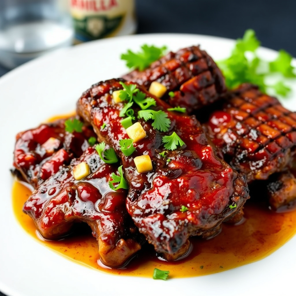 Grillede spareribs