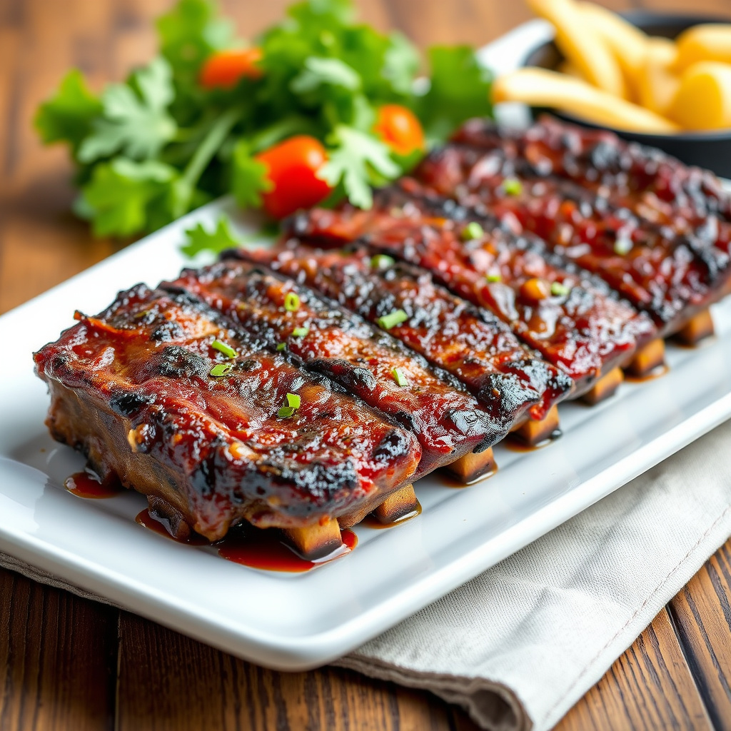 Grillet BBQ-short ribs
