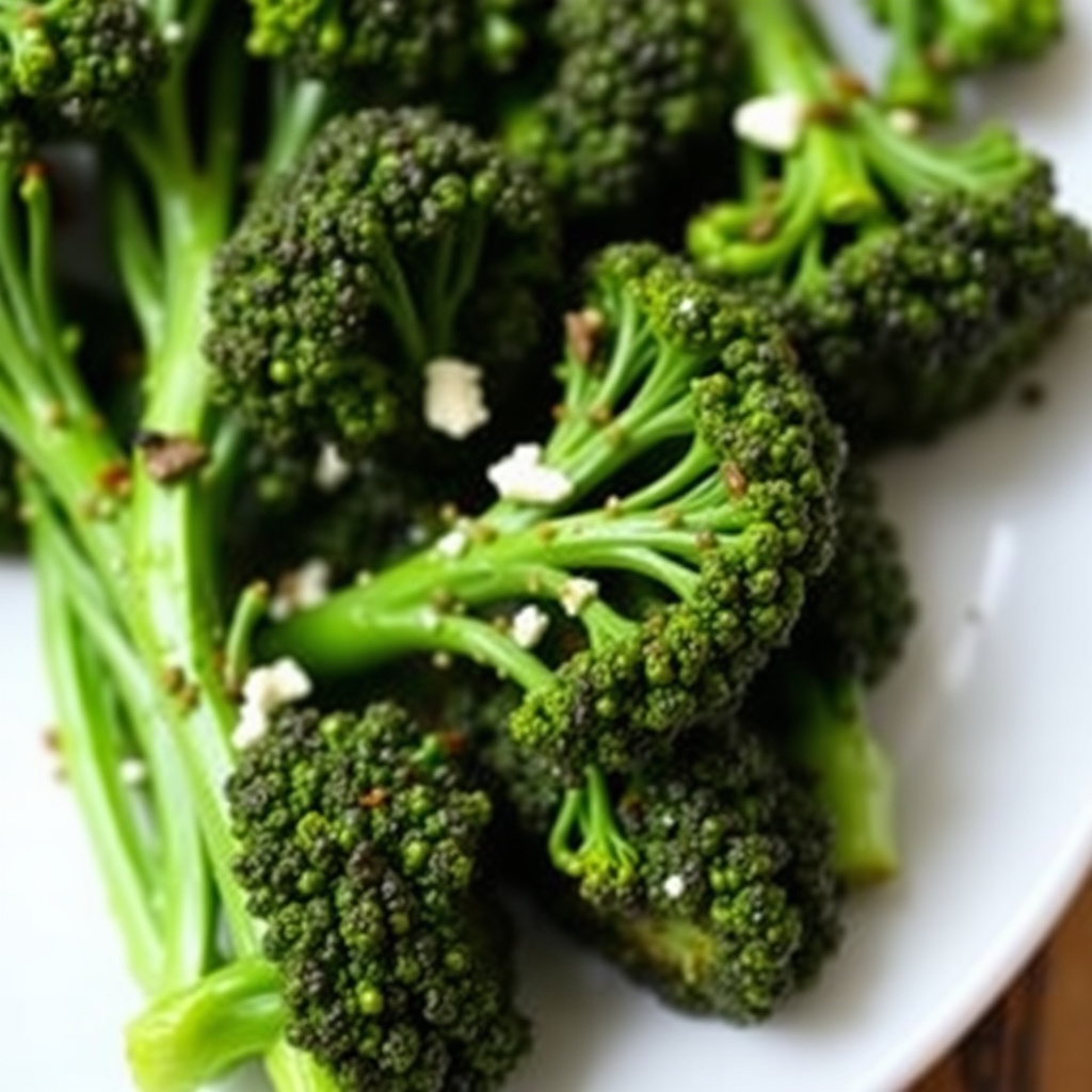 Grillet brokkoli rabe med chili