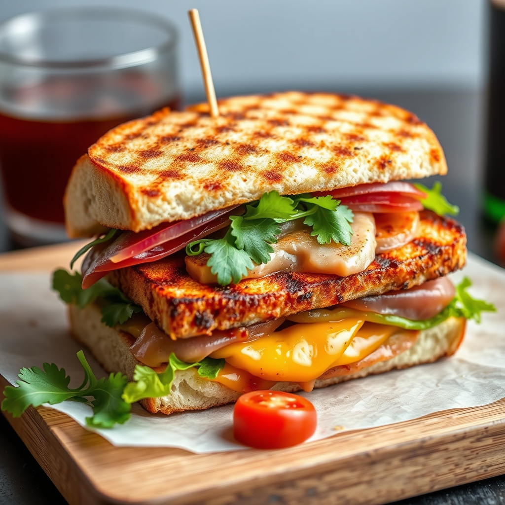 Grillet cubansk sandwich (Sandwich Cubano)