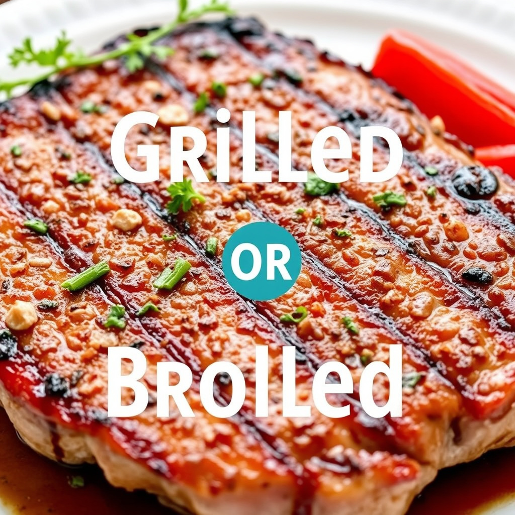 Grillet eller stekt biff