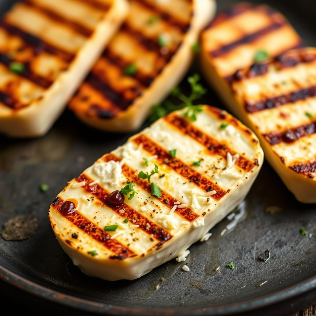Grillet halloumiost