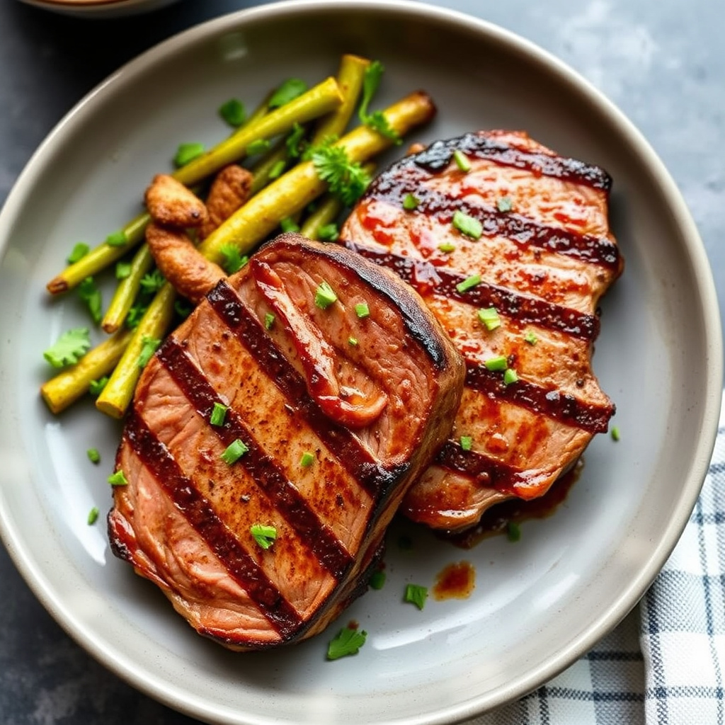 Grillet indrefilet av storfekjøtt med barbecue-krydder