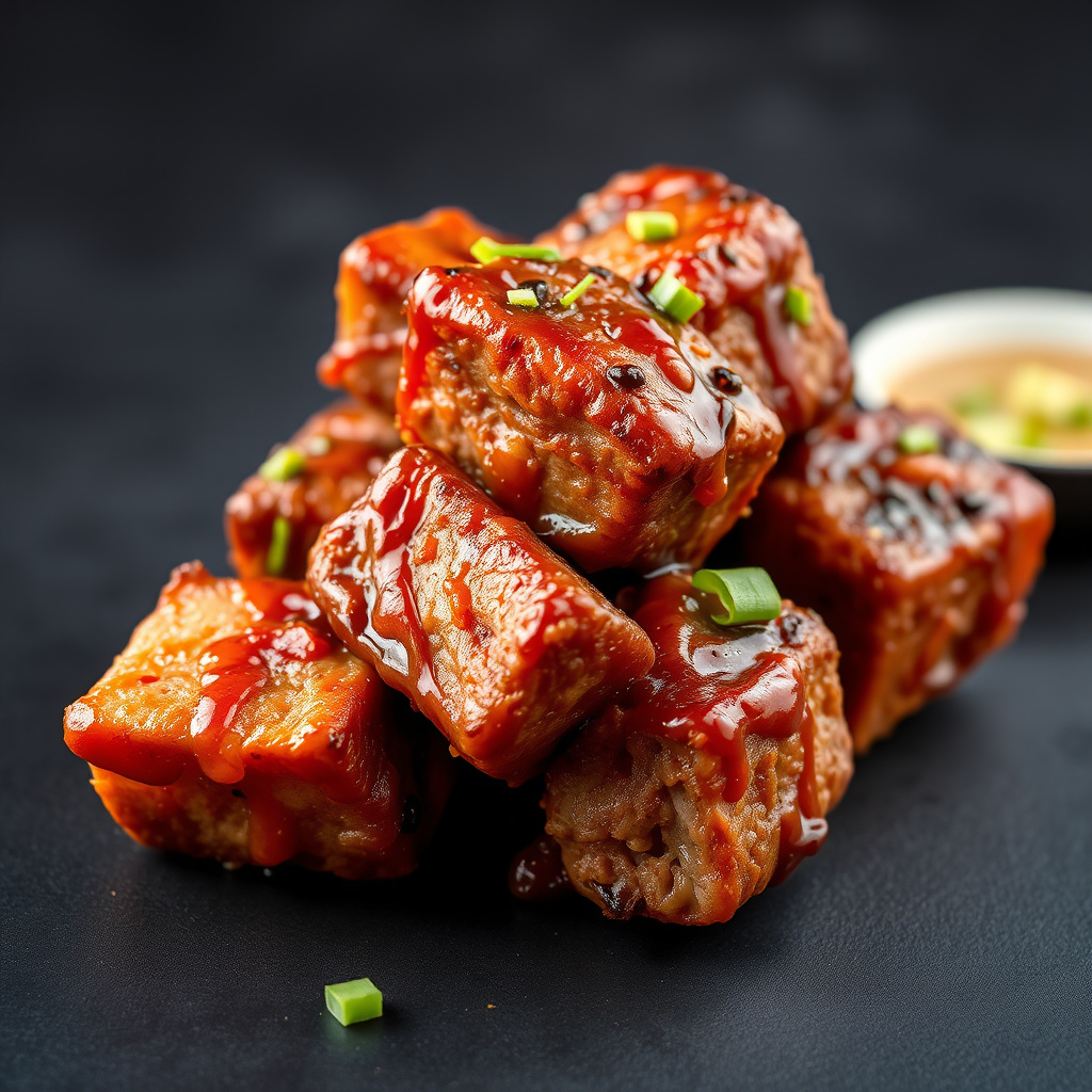 Grillet oksekjøtt i terninger eller hamburger