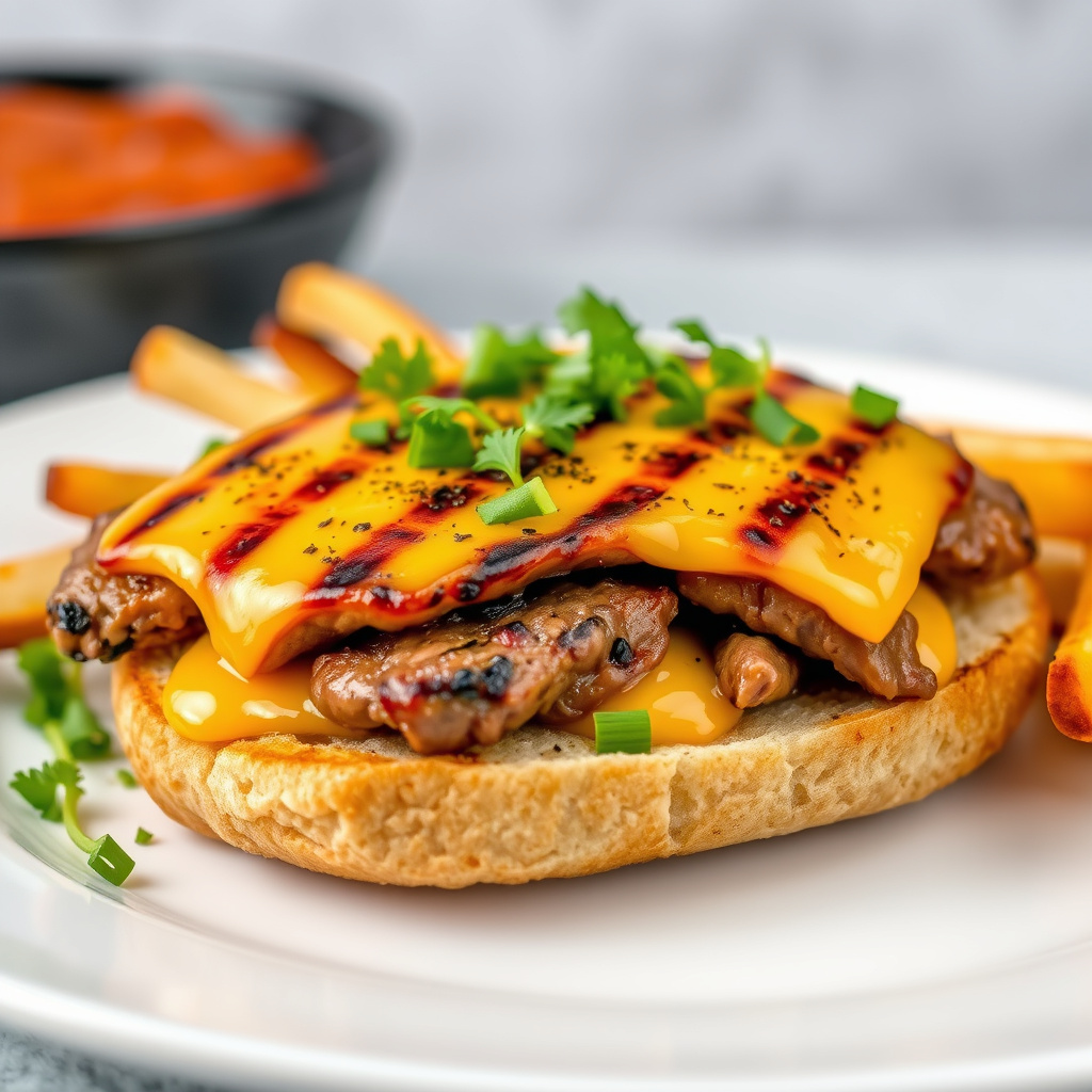 Grillet "Philly" cheesesteak