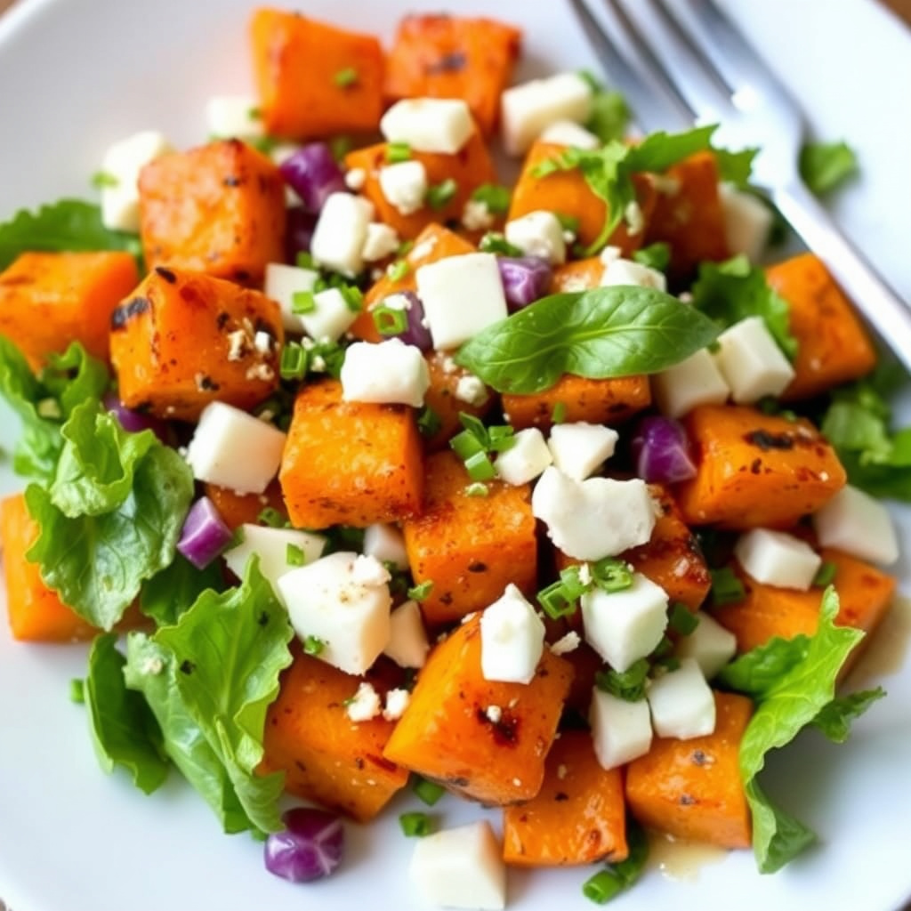 Grillet søtpotetsalat