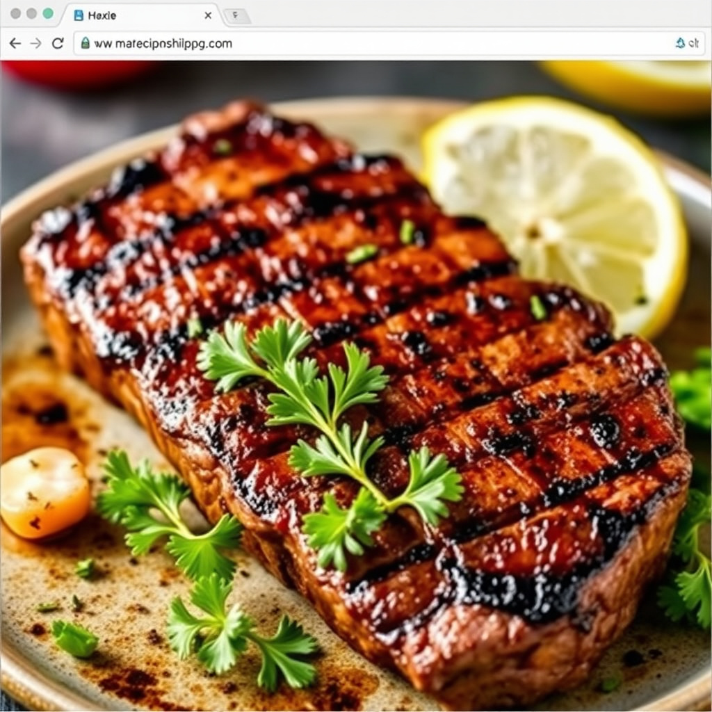Grillet stripesteak