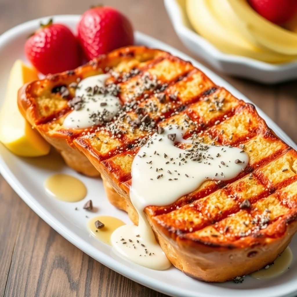 Grillet vanilje-french toast