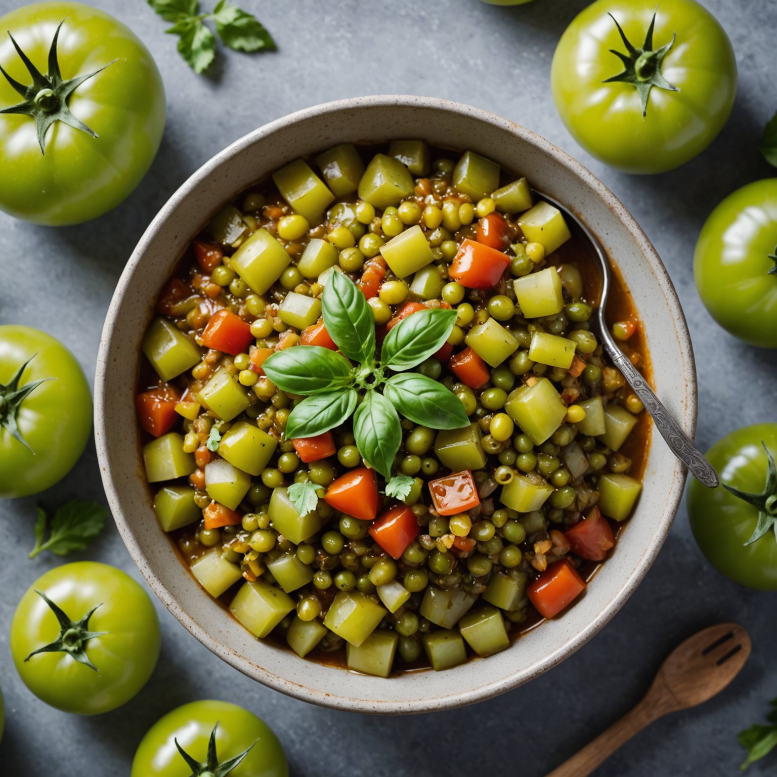Grønn tomat-relish