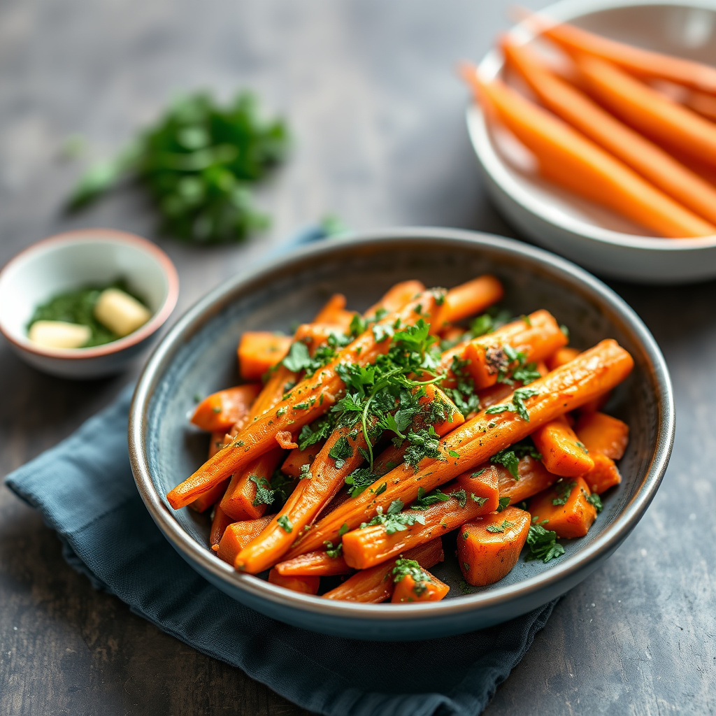 Gulrøtter med gremolata