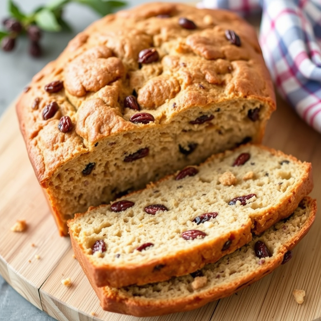 Gutten med brødet: Mettende rosinenøttbrød