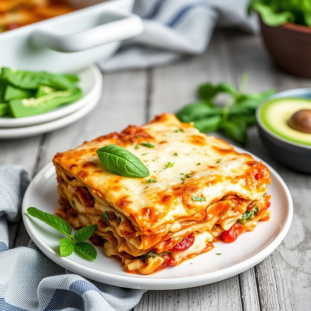 Hage full av godhet lasagne