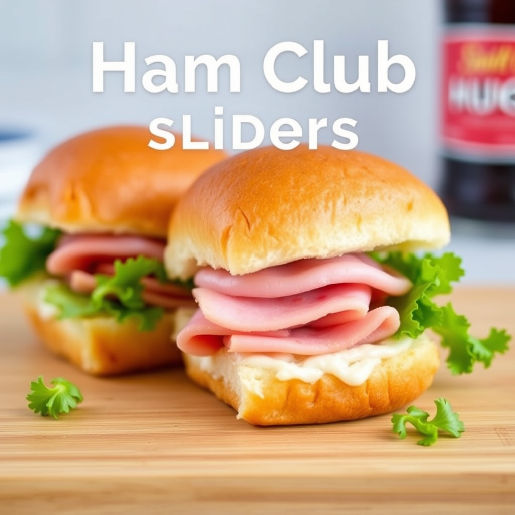 Ham Club Sandwich Sliders