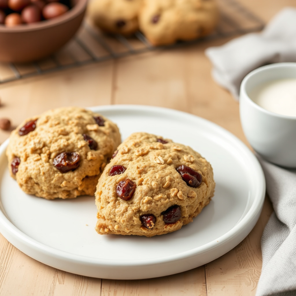Havregryns-daddel-scones