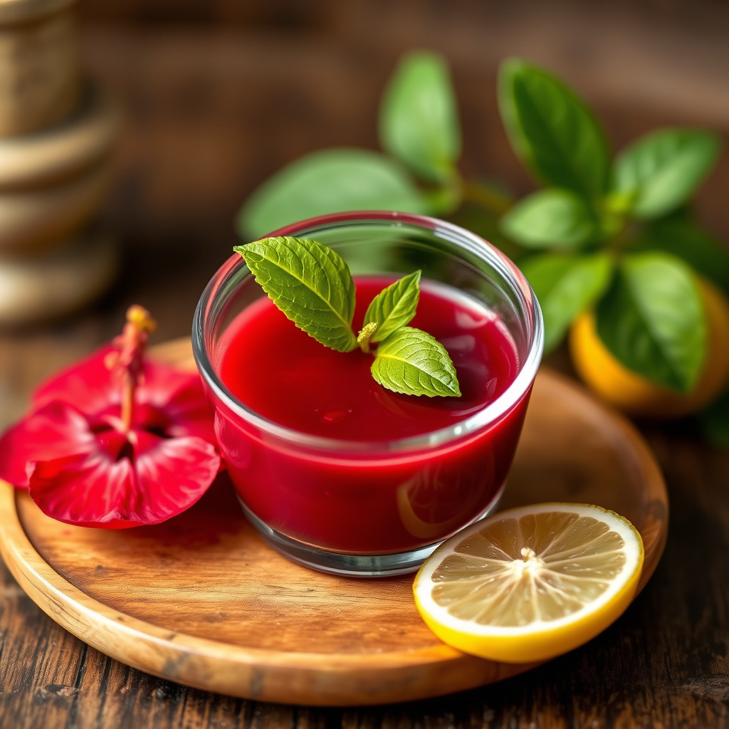 Hibiskussirup (Sirope av Jamaica-blomst)