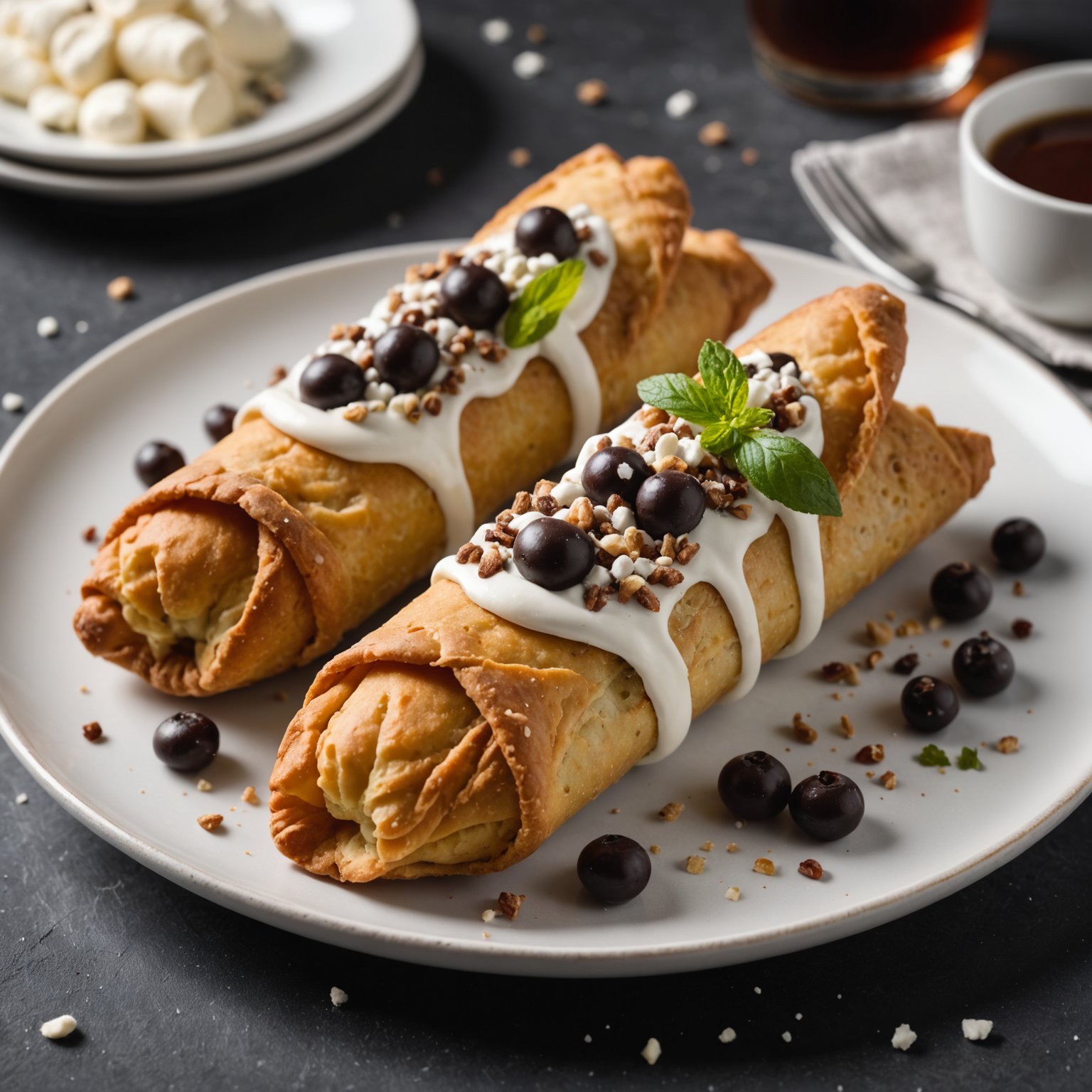 Hjemmelagde cannoli