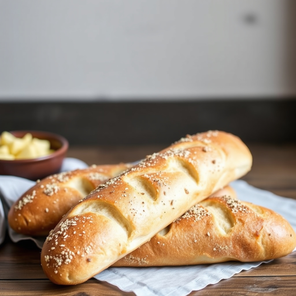 Hjemmelagde franske baguetter