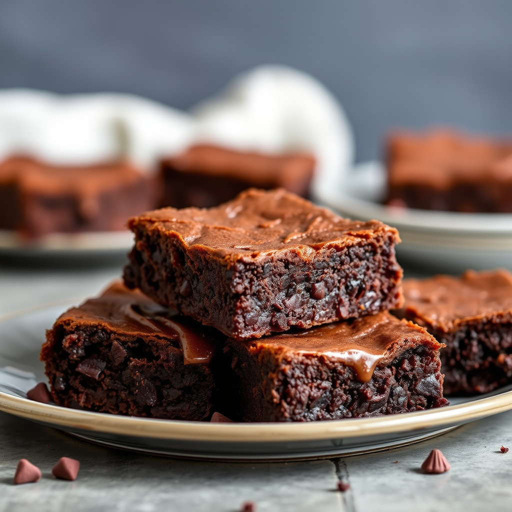 Hjemmelagde fudgebrownies