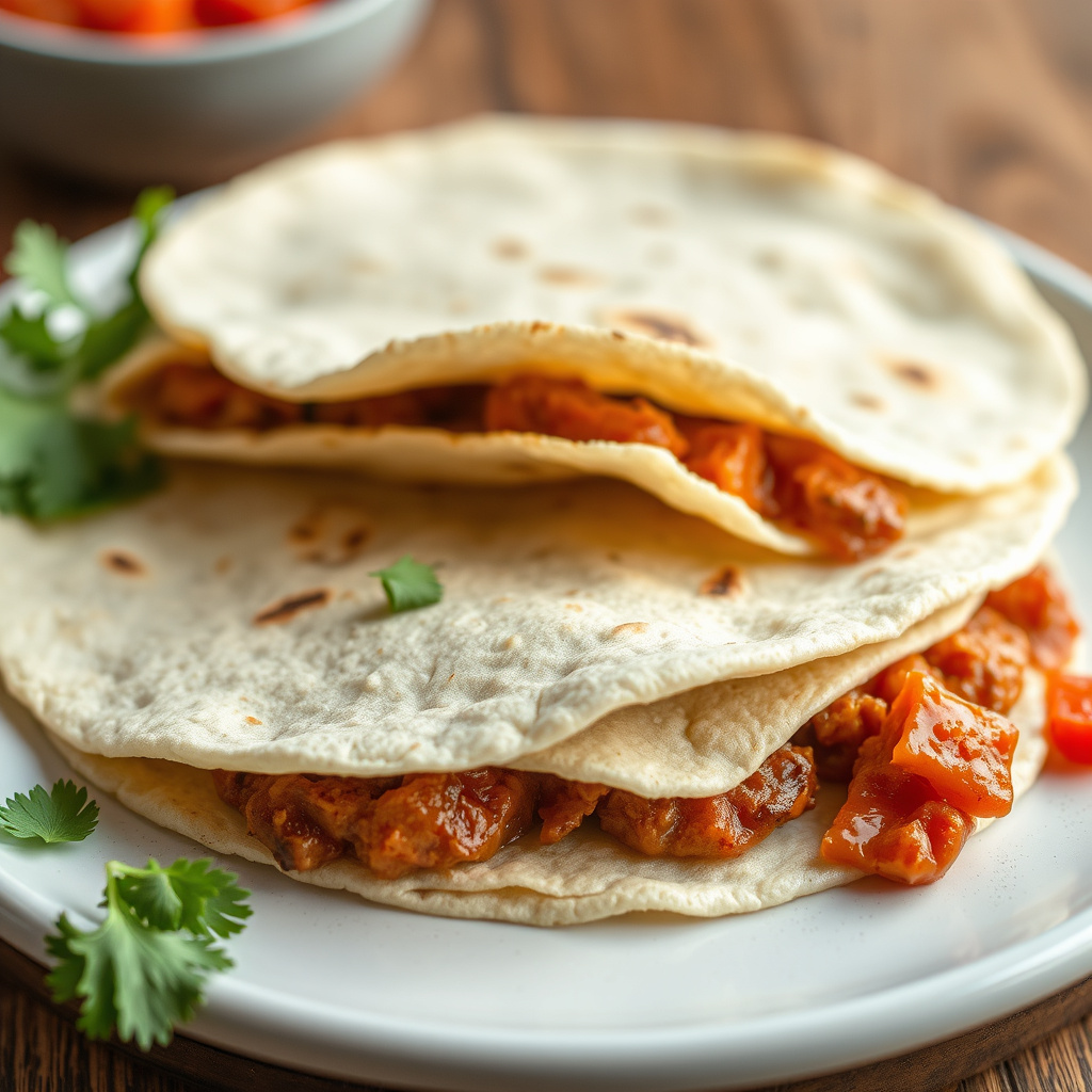 Hjemmelagde melttortillas