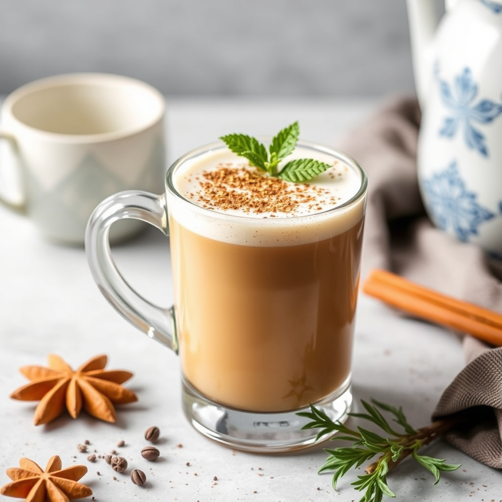 Hjemmelaget chai latte