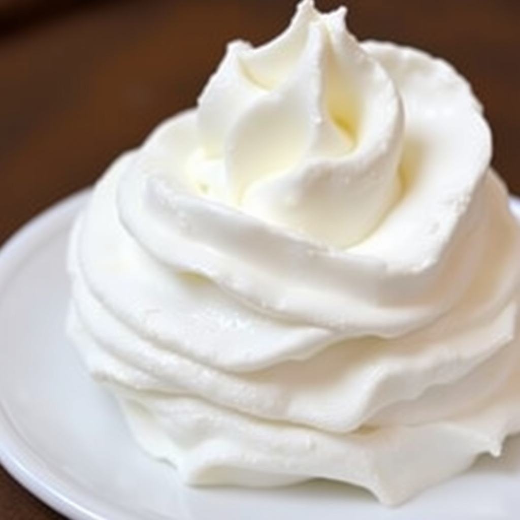 Hjemmelaget pisket krem