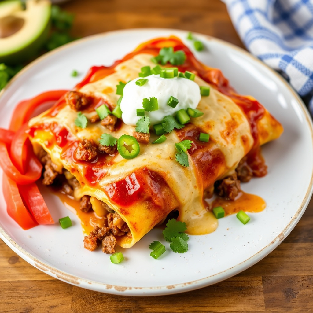 Holla Beef Enchiladas
