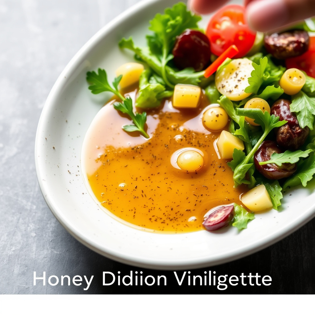 Honning Dijon-vinaigrette