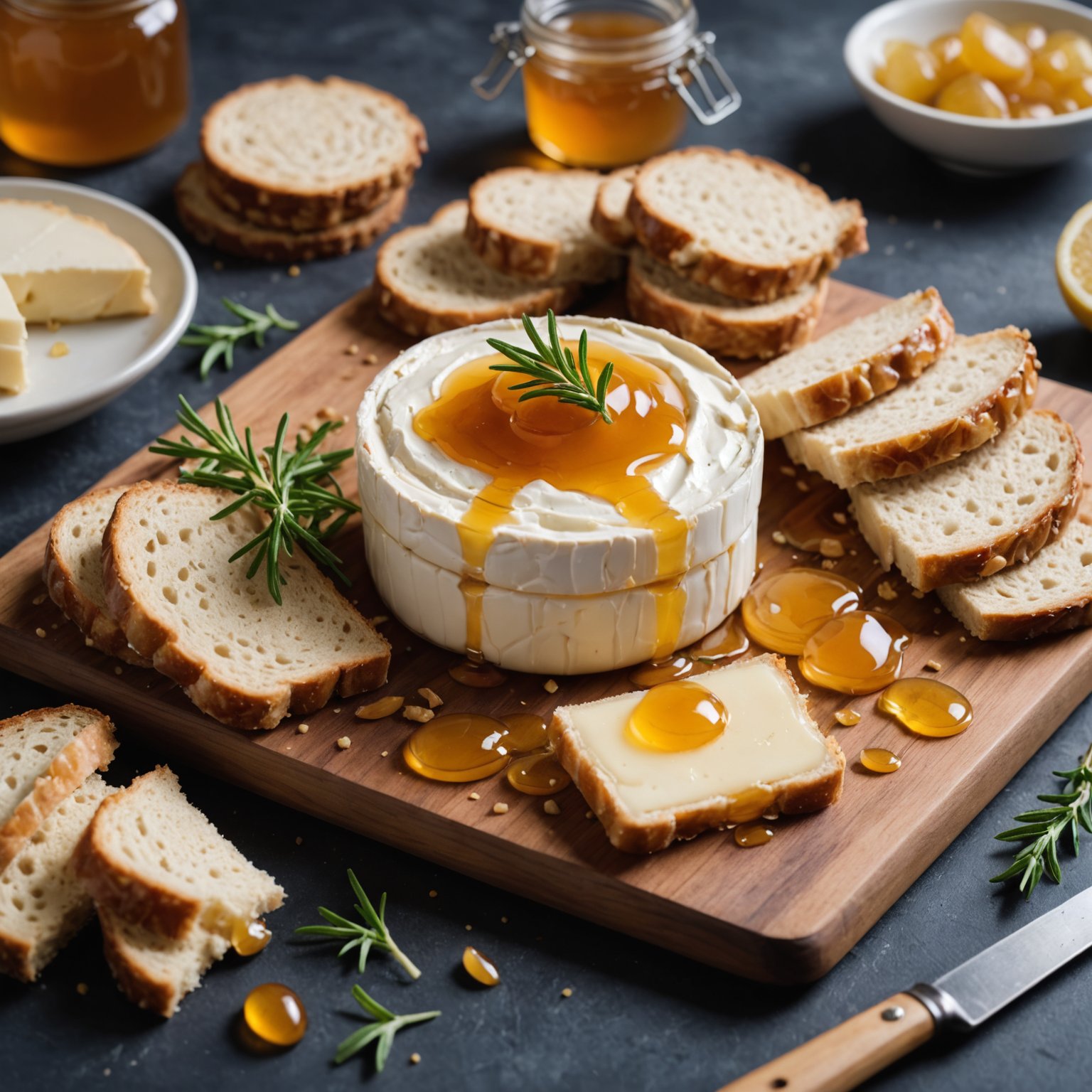 Honning- og brie-spredning