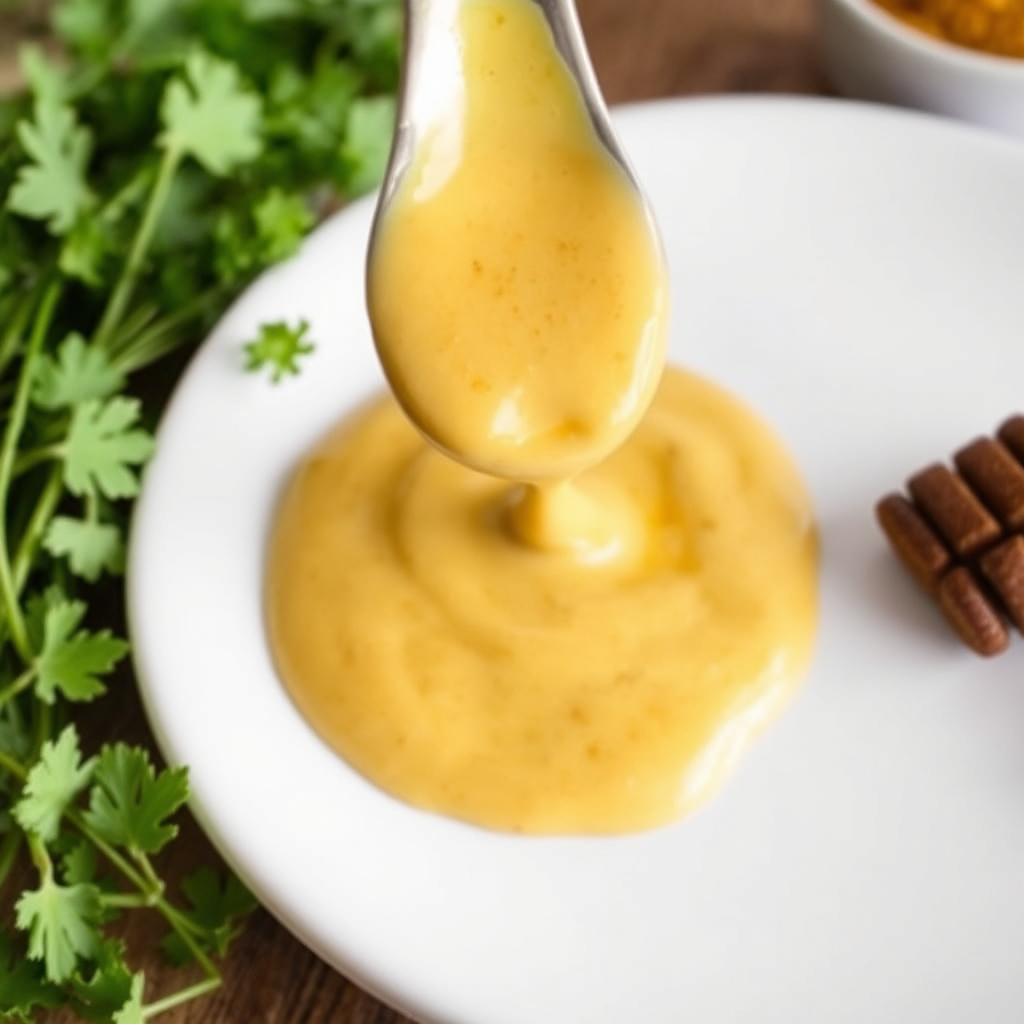 Honning- og sennepsdressing