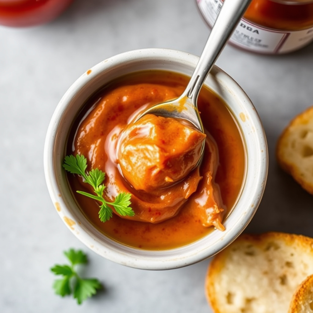 Brunet smør med hot sauce og sitron