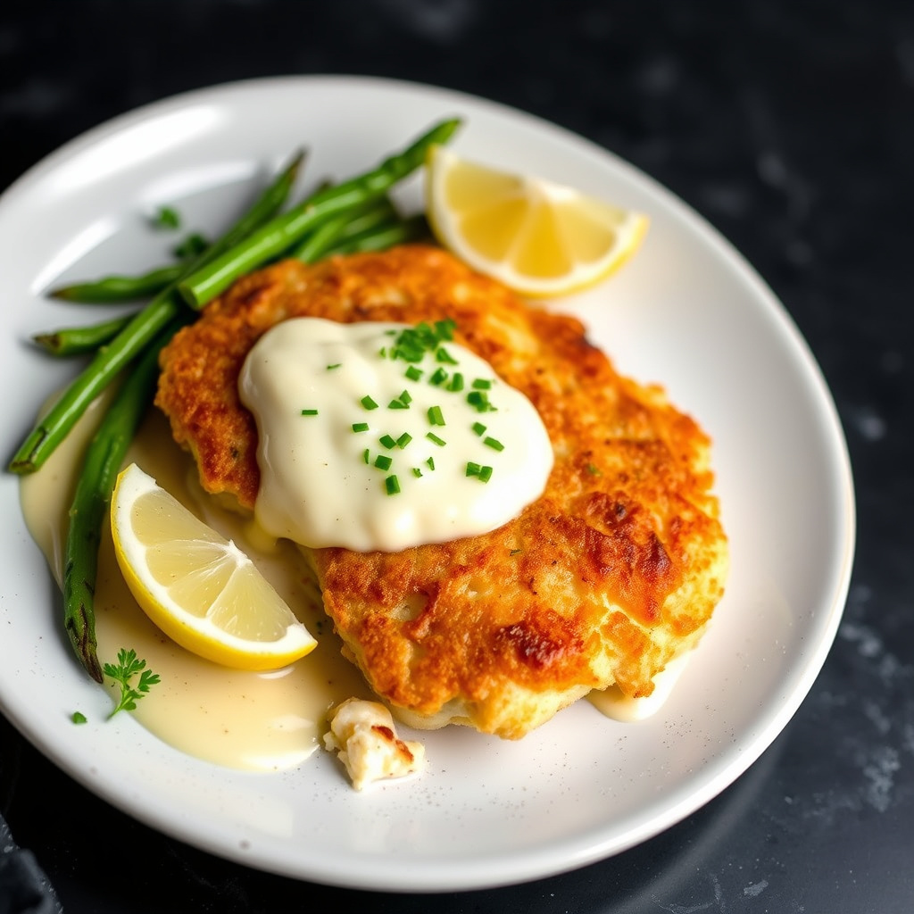 Hummer-schnitzel med key lime-buerre blanc