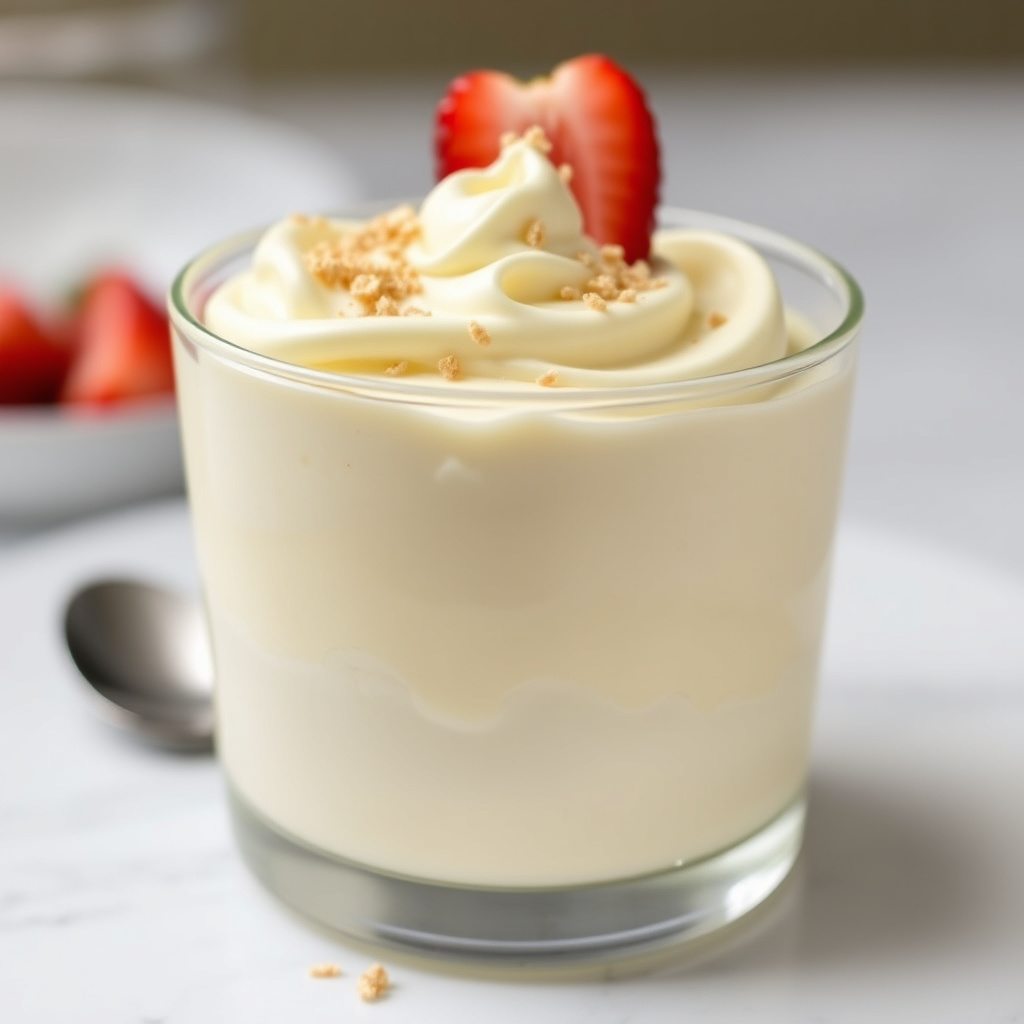 Hvit sjokolademousse