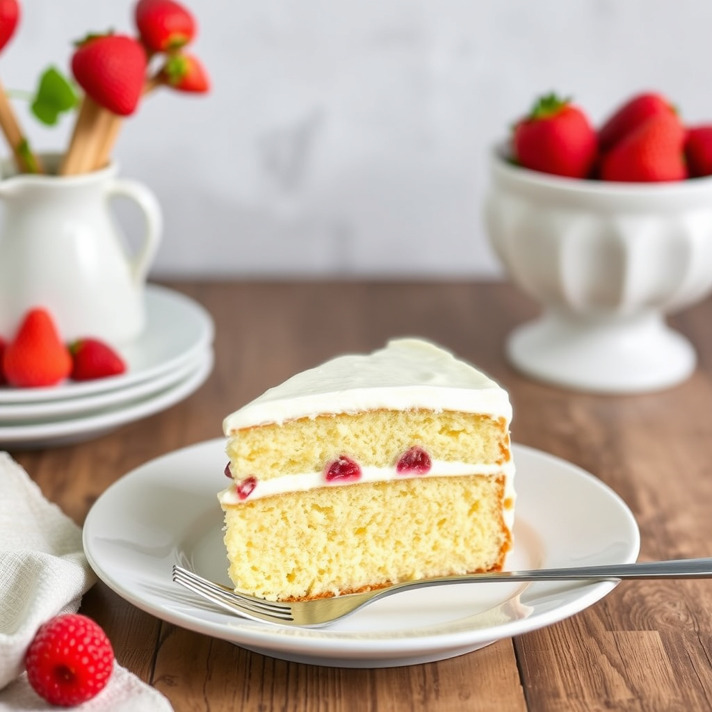 Hvitt Tres Leches-kake