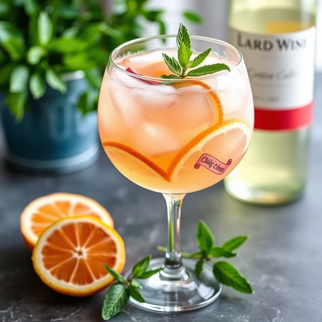 Hvitvin California-sitrussangria