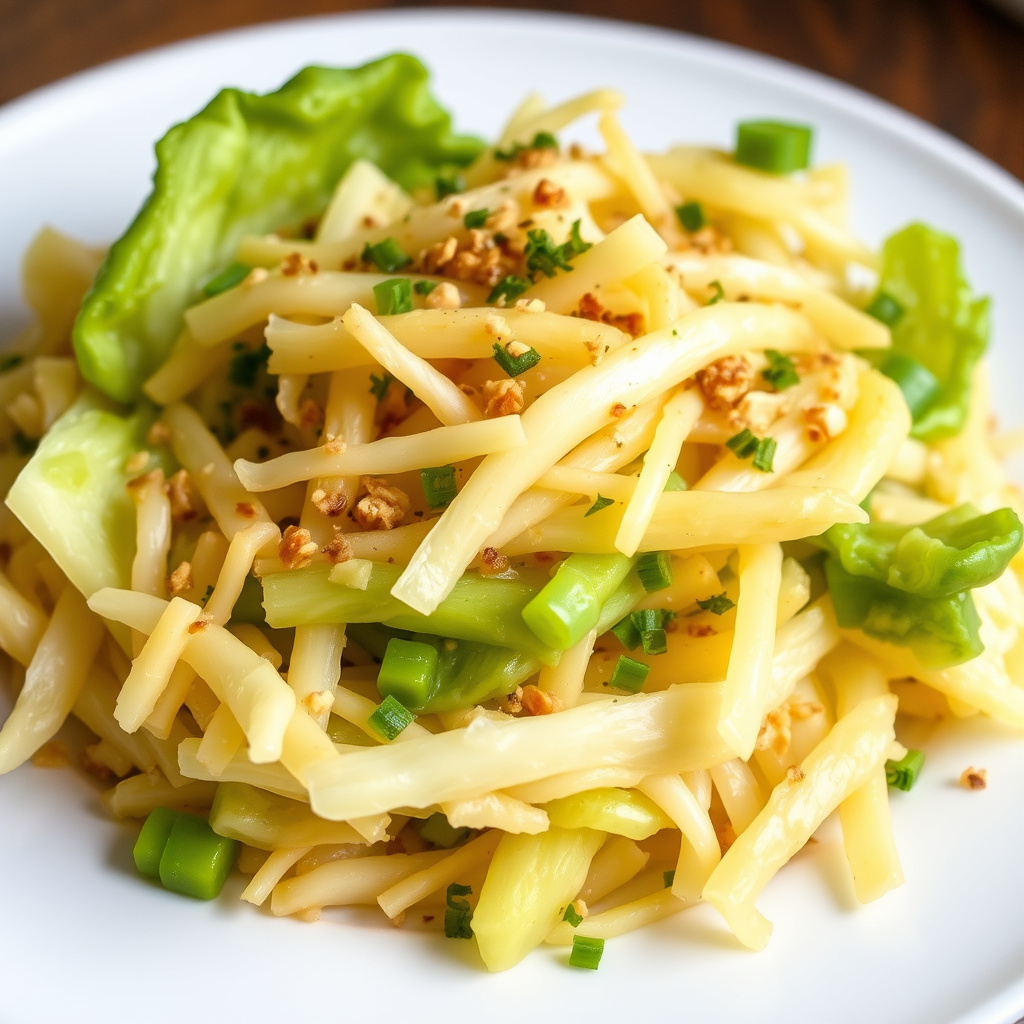 Stekt kål med bacon (Indiana-stil)