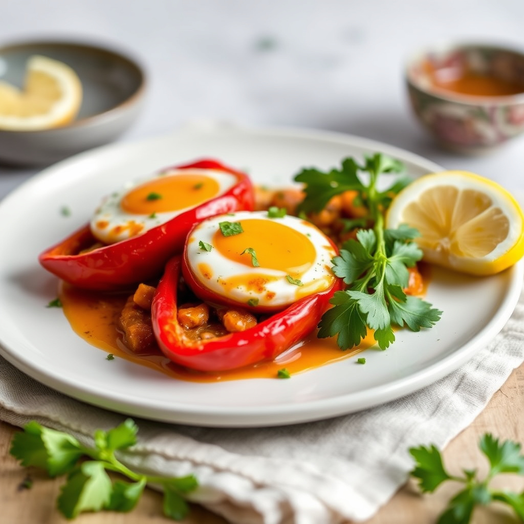 Indiske chili-egg