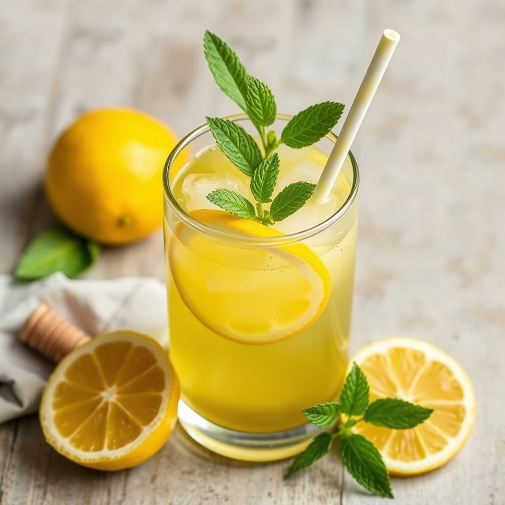 Ingefær-honning sitronade