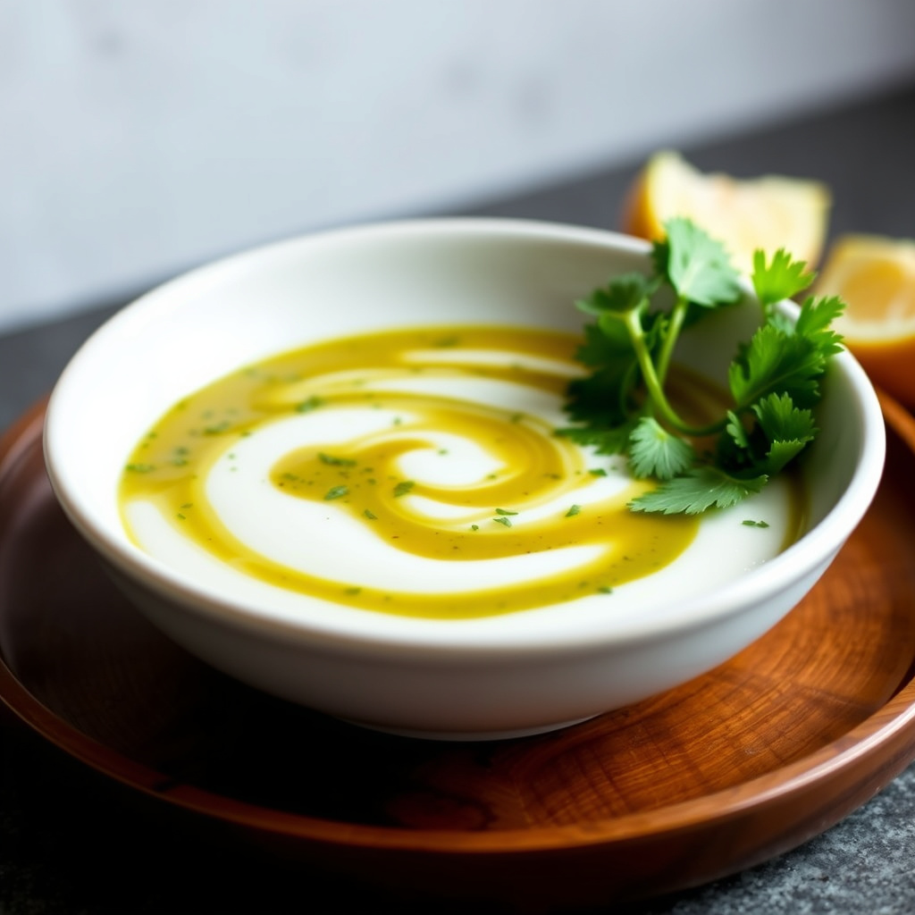 Ingefær-, miso- og koriandersaus