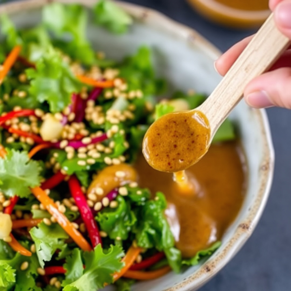 Ingefær- og sesamdressing