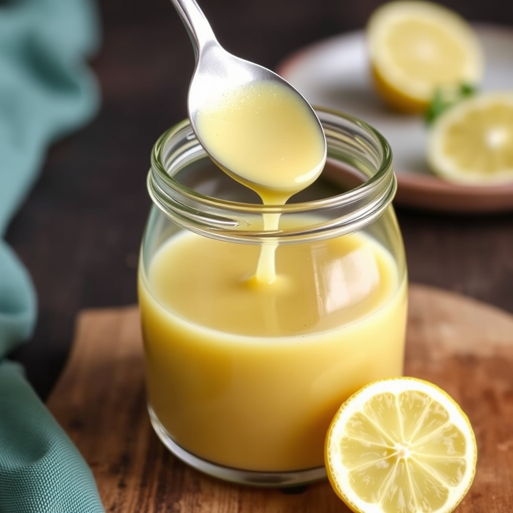 Frisk ingefær- og sitronsaus