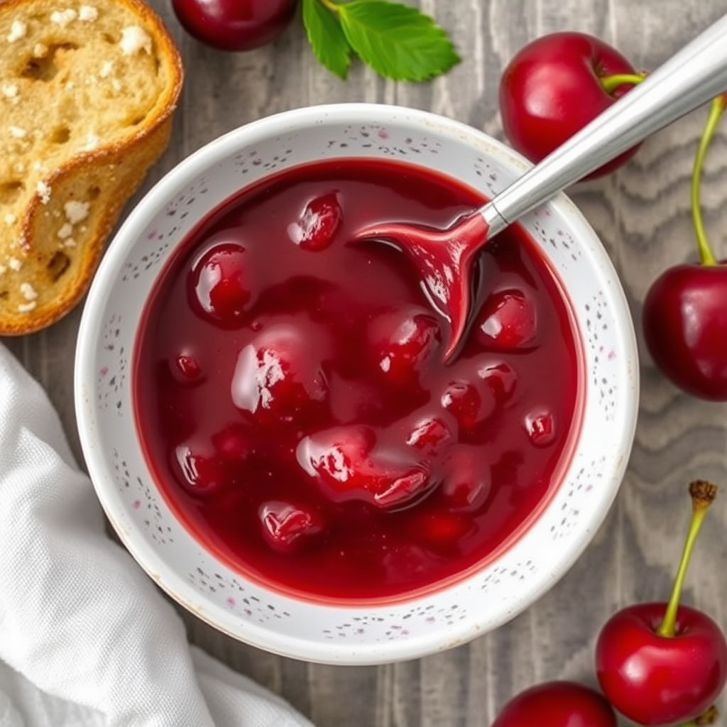 Ingefærkirsebærsaus