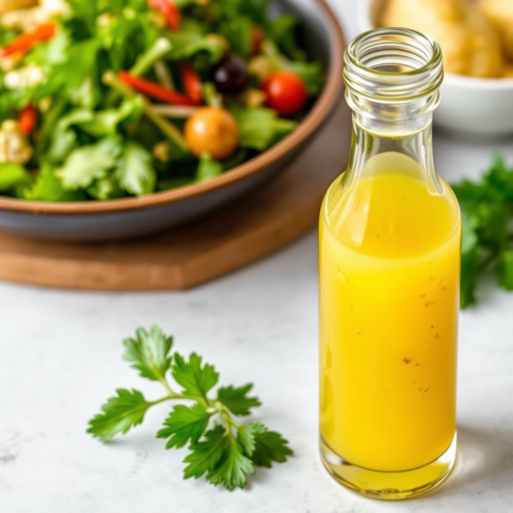 Frisk ingefærvinaigrette