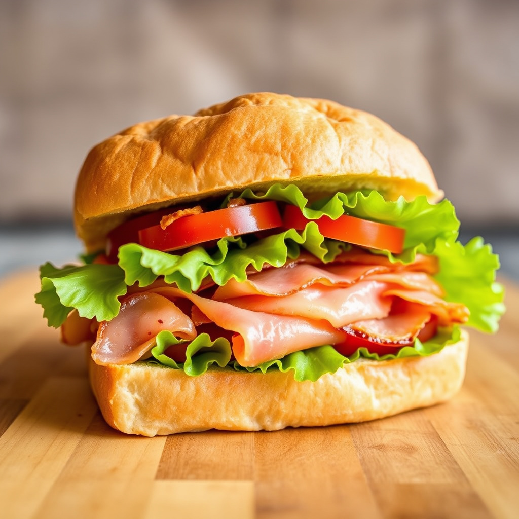 Ino's pancetta-, salat- og tomatsandwich
